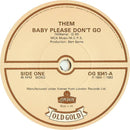 Them (3) : Baby Please Don't Go (7", Single, Mono)