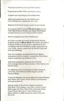 Peter Gabriel : So (Cass, Album)