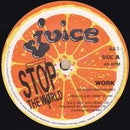 Stop The World (3) : Work (7", Single)