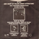 Whitesnake : Ready An' Willing (Sweet Satisfaction) (7", EP)