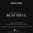 Snoop Dogg Featuring Pharrell Williams, Charlie Wilson : Beautiful (CD, Single, Promo)