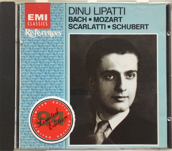 Dinu Lipatti : Bach ･ Mozart ･ Scarlatti ･ Schubert (CD, Comp, Ltd)