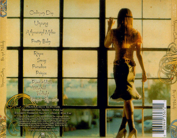 VANESSA CARLTON BE NOT NOBODY LP レコード