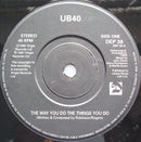 UB40 : The Way You Do The Things You Do (7", Single)