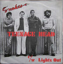 Snakes (5) : Teenage Head / Lights Out (7", Single)