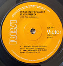 Elvis Presley : Peace In The Valley  (7", Album, EP, RE, Ora)
