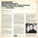 Pyotr Ilyich Tchaikovsky, Los Angeles Philharmonic Orchestra, Zubin Mehta : 1812 Overture / Romeo And Juliet - Fantasy Overture (LP, Album, RE)