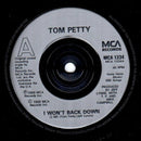 Tom Petty : I Won't Back Down (7", Sil)