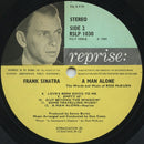 Frank Sinatra : A Man Alone (& Other Songs Of Rod McKuen) (LP)