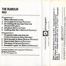 The Rumour : Max (Cass)