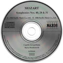 Wolfgang Amadeus Mozart, Capella Istropolitana, Barry Wordsworth : Symphony No.40 In G Minor / Symphony No.31 In D Major "Paris" / Symphony No.28 In C Major (CD)