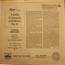 Yehudi Menuhin, Sir Adrian Boult - Sir Edward Elgar : Violin Concerto In B Minor, Op. 61 (LP, RE)
