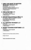 Cyndi Lauper : The 12" Tape (Five 12" Mixes On One Cassette) (Cass, Comp)