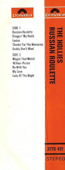 The Hollies : Russian Roulette (Cass, Album)