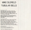 Mike Oldfield : Tubular Bells (Cass, Album, RE)