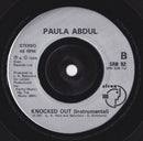 Paula Abdul : Knocked Out (7", Single)