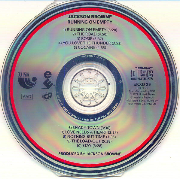 Achetez Jackson Browne : Running On Empty (CD, Album) sur DaddyPop