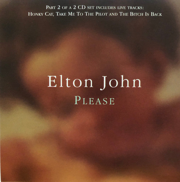 Buy Elton John : Please (CD, Single) from DaddyPop www.daddypop.co