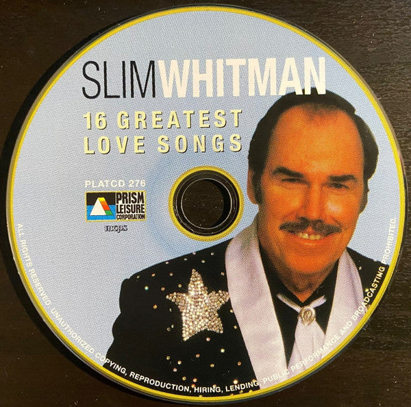Slim Whitman : 16 Greatest Love Songs (CD, Comp)