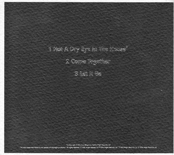 Meat Loaf : Not A Dry Eye In The House (CD, Single)