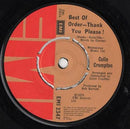 Colin Crompton : Best Of Order-Thank You Please! (7", Single)