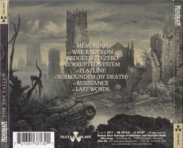 Memoriam : For The Fallen (CD, Album, Ltd, Dig)