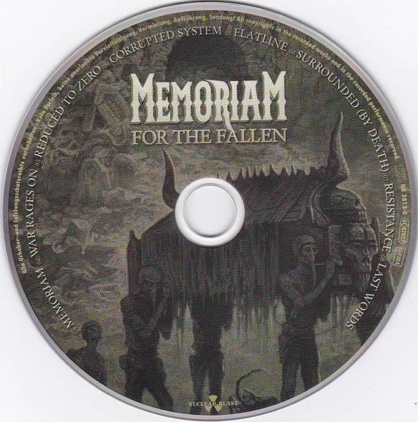 Memoriam : For The Fallen (CD, Album, Ltd, Dig)
