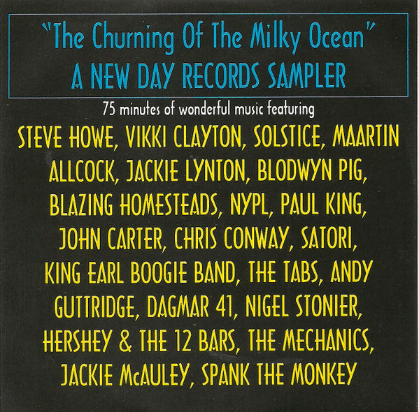 Various : The Churning Of The Milky Ocean - A New Day Records Sampler Volume 2 (CD, Comp, Smplr)