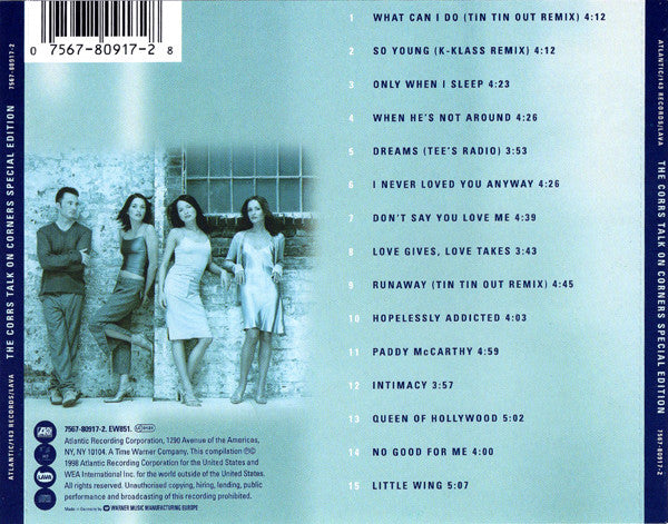 The Corrs : Talk On Corners (CD, Album, RP, S/Edition)