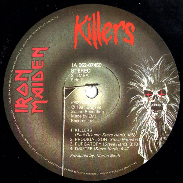 Iron Maiden : Killers (LP, Album)