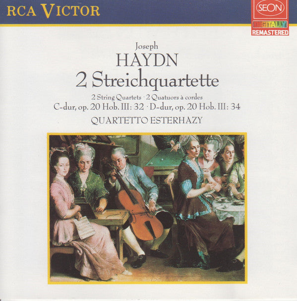 Joseph Haydn, Quartetto Esterházy : 2 String Quartets Op. 20 (CD, Album, Club)