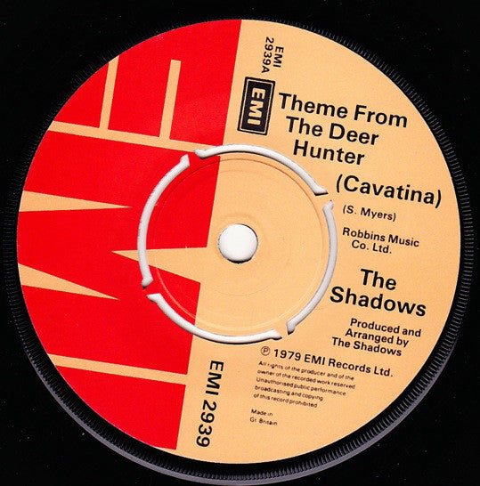 The Shadows : Theme From The Deer Hunter (Cavatina) (7", Single, Pic)