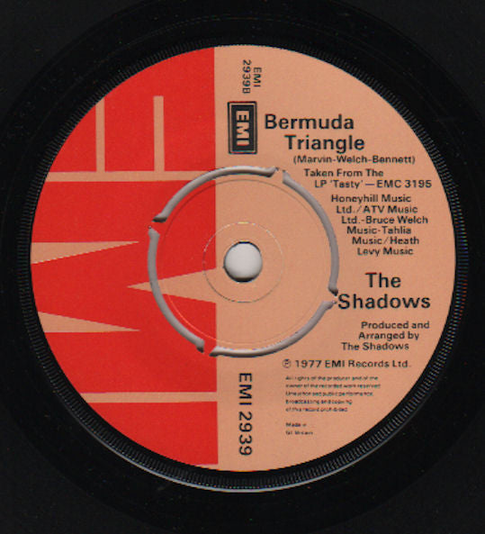 The Shadows : Theme From The Deer Hunter (Cavatina) (7", Single, Pic)