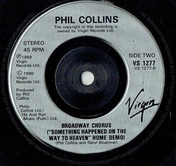 Phil Collins : That's Just The Way It Is (7", Sil)