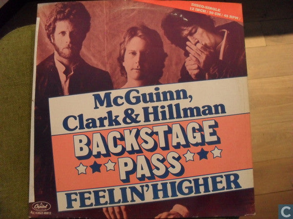 McGuinn, Clark & Hillman : Backstage Pass (12")