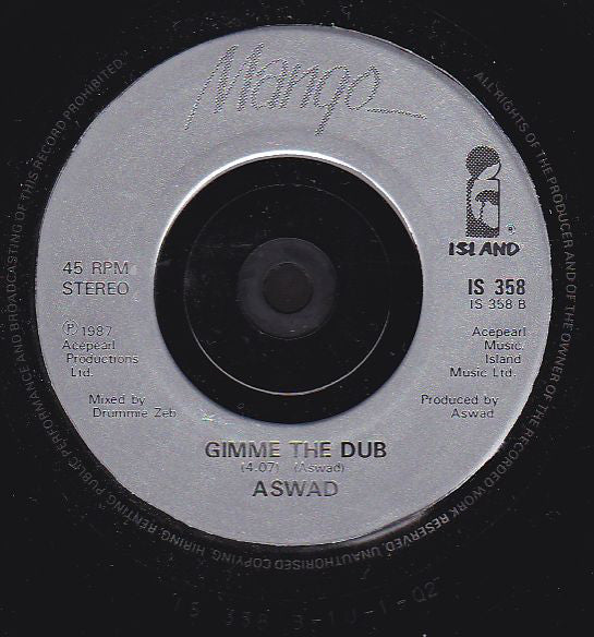 Aswad : Give A Little Love (7", Single, Inj)