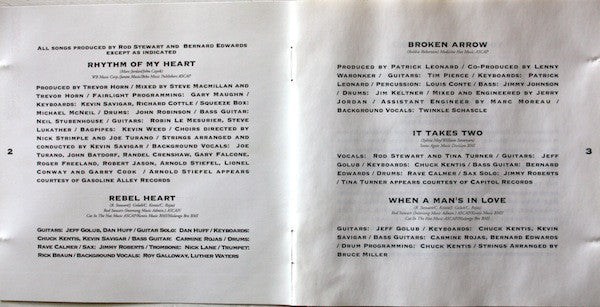 Rod Stewart : Vagabond Heart (CD, Album)