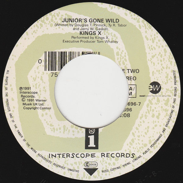 Kiss / King's X : God Gave Rock & Roll To You II / Junior's Gone Wild (7", Single, Lar)