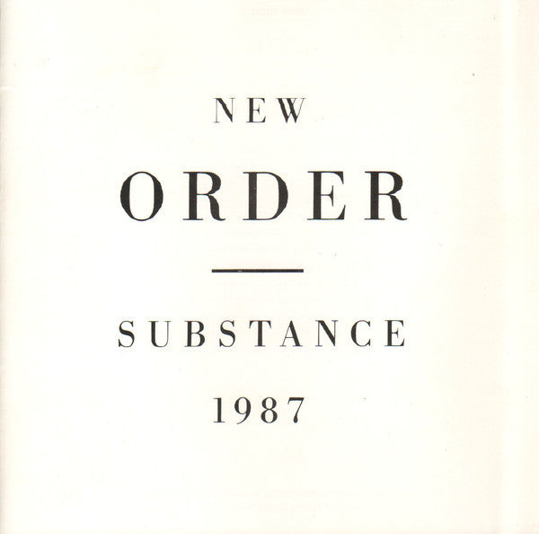 New Order : Substance (2xCD, Comp, RE, RP, Del)