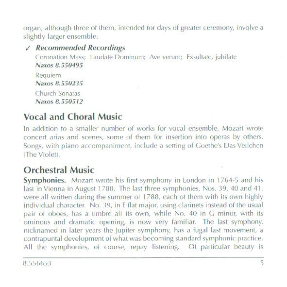 Wolfgang Amadeus Mozart : The Best Of Mozart (CD, Comp, RE)