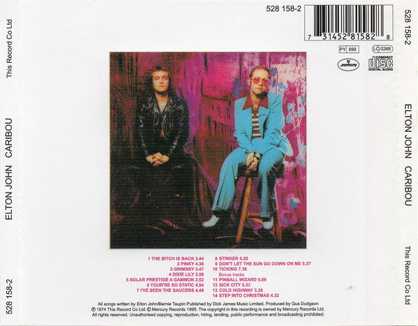 Elton John : Caribou (CD, Album, RE, RM)