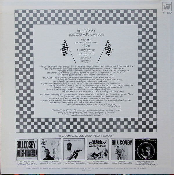Bill Cosby : 200 M.P.H. (LP, Album, RP)