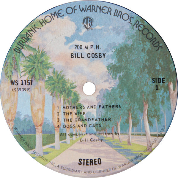 Bill Cosby : 200 M.P.H. (LP, Album, RP)