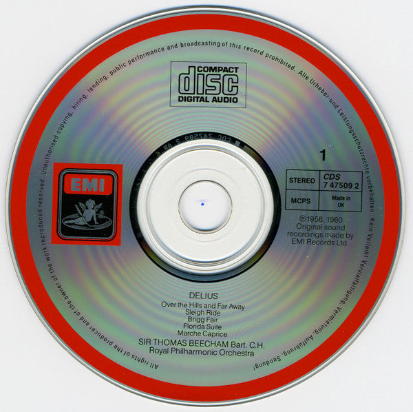 Delius* - Sir Thomas Beecham, Royal Philharmonic Orchestra : Beecham Conducts Delius (2xCD, Album, Comp)