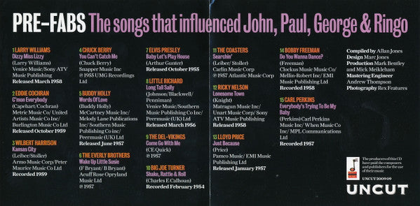 Various : The Beatles (Pre-Fabs! The Songs That Influenced John, Paul, George & Ringo)  (CD, Comp, Jew)