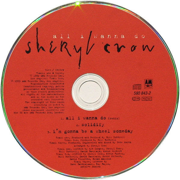 Sheryl Crow : All I Wanna Do (CD, Single)