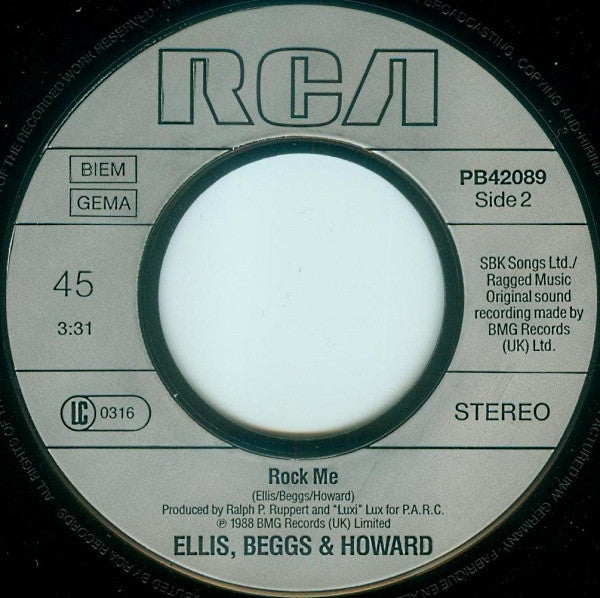 Ellis, Beggs & Howard : Big Bubbles, No Troubles (7", Single)