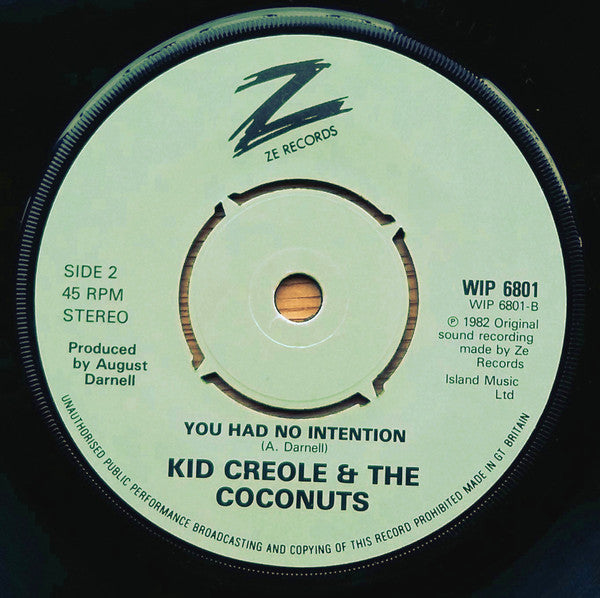 Kid Creole And The Coconuts : Annie, I'm Not Your Daddy (7", Single)