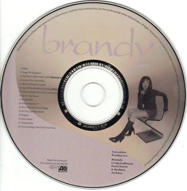 Brandy (2) : Never Say Never (CD, Album)