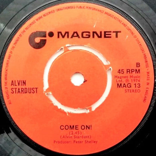 Alvin Stardust : You You You (7", Single, Promo)